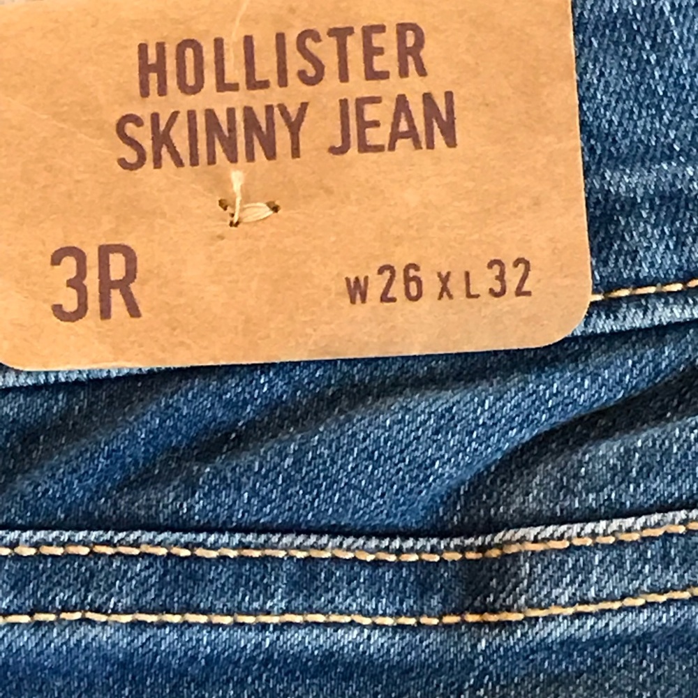 Hollister skinny jeans blue size 26x32